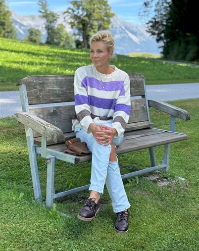 Lene Beier x Lind - LBI Haven Strik - Light Purple